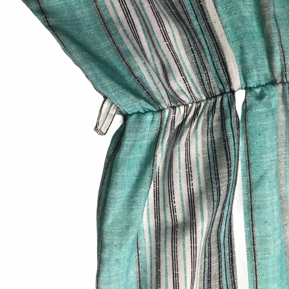 Vintage Katies Blue White Striped Dress Size 16 - Picture 5 of 9